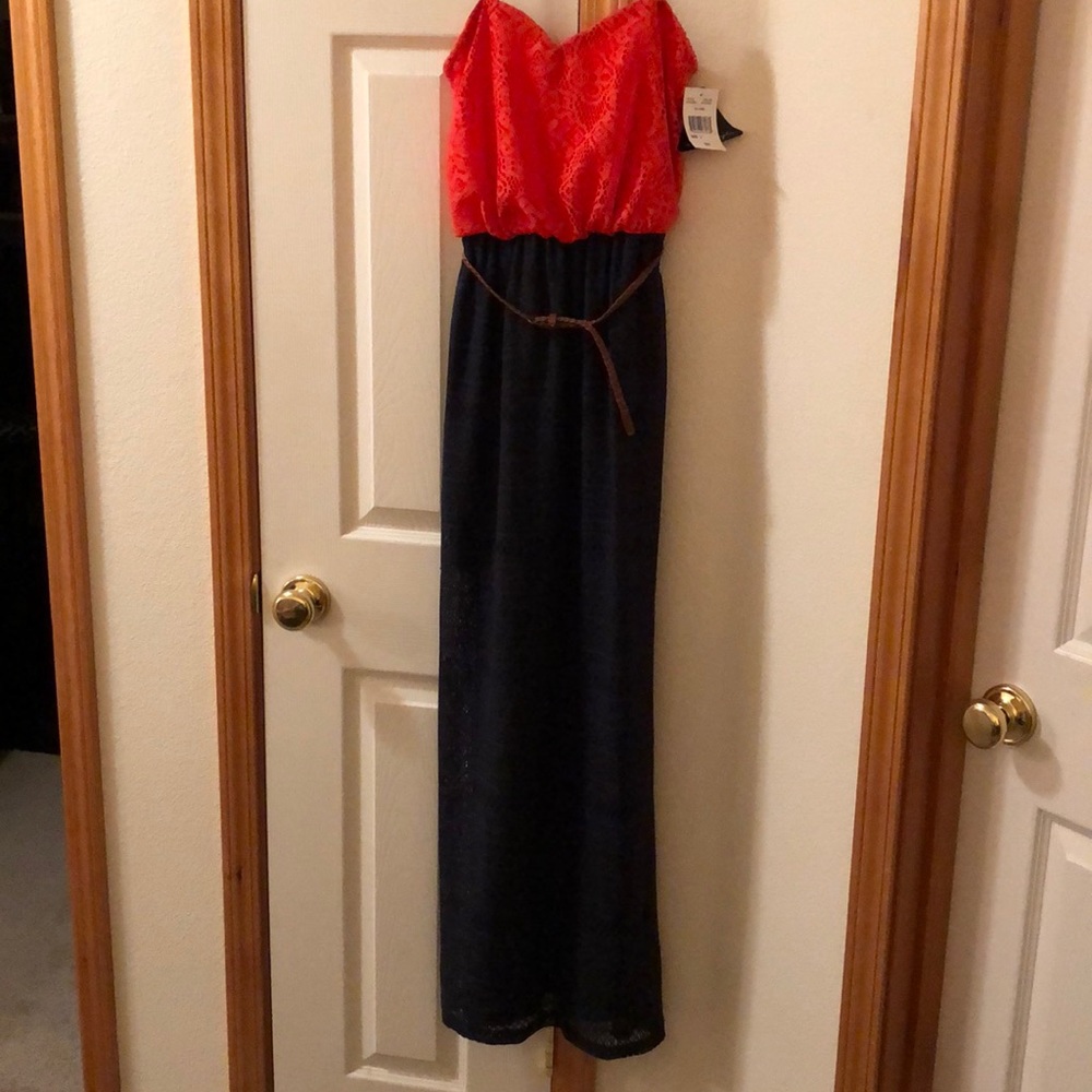 New Strapless City Triangles Dress